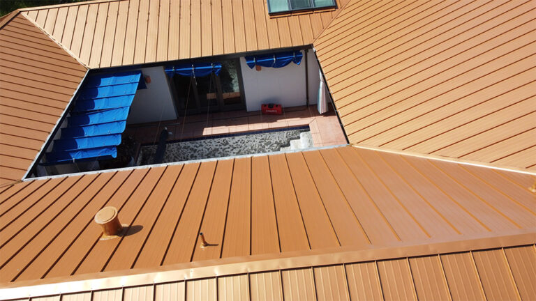 How can a metal roof be a reliable roof to live under